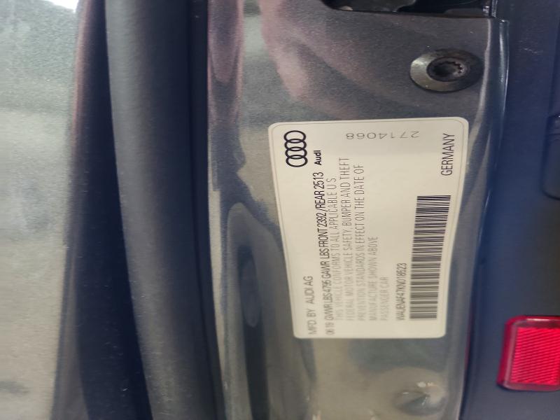 Продаж на аукціоні авто 2019 Audi A4, vin: WAUENAF47KN018523, номер лоту: 54687016