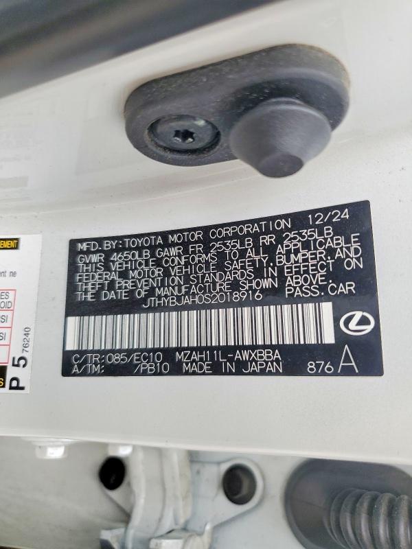 Продажа на аукционе авто 2025 Lexus Ux 300h, vin: JTHYBJAH0S2018916, номер лота: 51992016