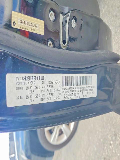 53402276 :رقم المزاد ، 1C4NJPBB1DD213516 vin ، 2013 Jeep Patriot Latitude 4wd مزاد بيع