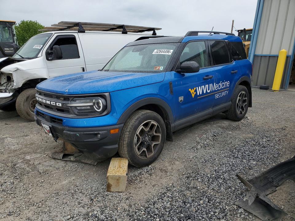 52844496 :رقم المزاد ، 3FMCR9B6XNRD92092 vin ، 2022 Ford Bronco Sport مزاد بيع