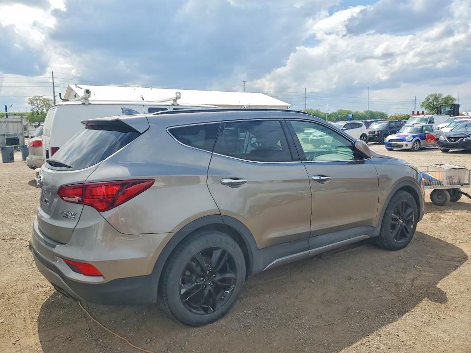 Продажа на аукционе авто 2017 Hyundai Santa Fe Sport, vin: 5XYZWDLA6HG489222, номер лота: 52315926