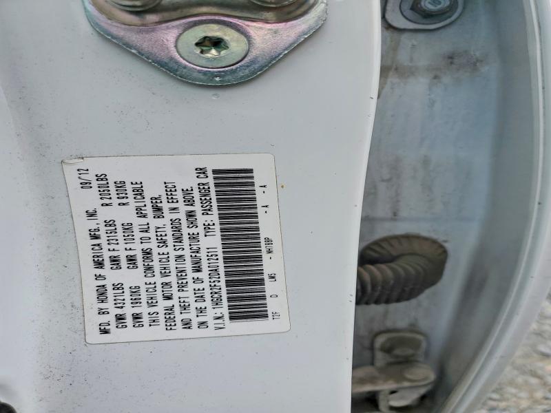Aukcja sprzedaży 2013 Honda Accord, vin: 1HGCR2F52DA012511, numer aukcji: 52514556