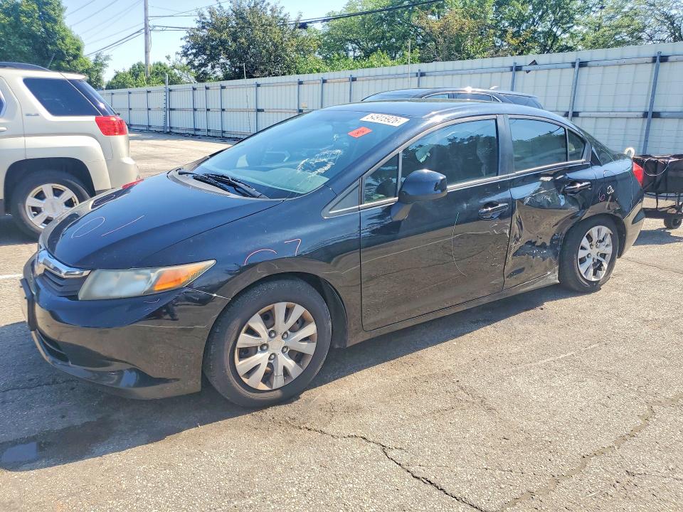 2012 Honda Civic მანქანა იყიდება აუქციონზე, vin: 19XFB2F5XCE101691, აუქციონის ნომერი: 54915926