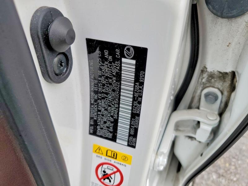 Aukcja sprzedaży 2019 Lexus Es, vin: 58ABZ1B15KU040522, numer aukcji: 55010826