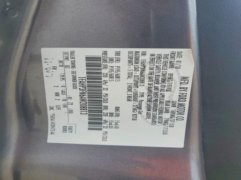 Aukcja sprzedaży 2010 Ford Focus, vin: 1FAHP3FN6AW208813, numer aukcji: 53777816