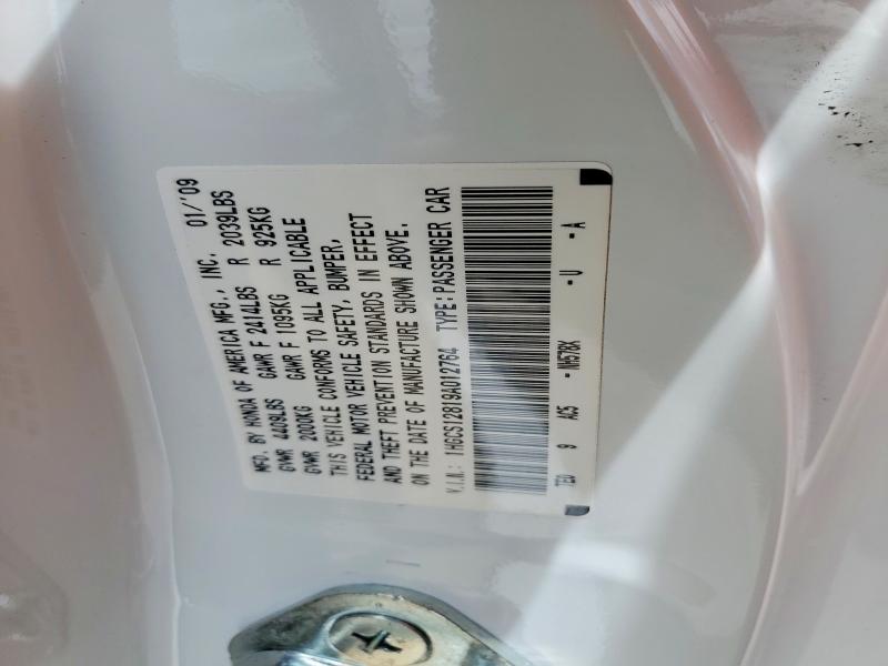 Продажа на аукционе авто 2009 Honda Accord, vin: 1HGCS12819A012764, номер лота: 54181856