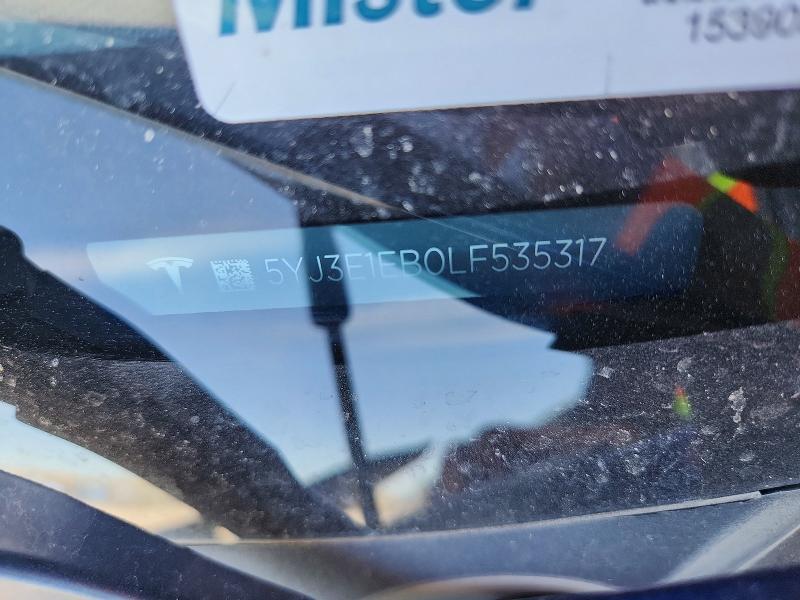 Продажа на аукционе авто 2020 Tesla Model 3, vin: 5YJ3E1EB0LF535317, номер лота: 53649046