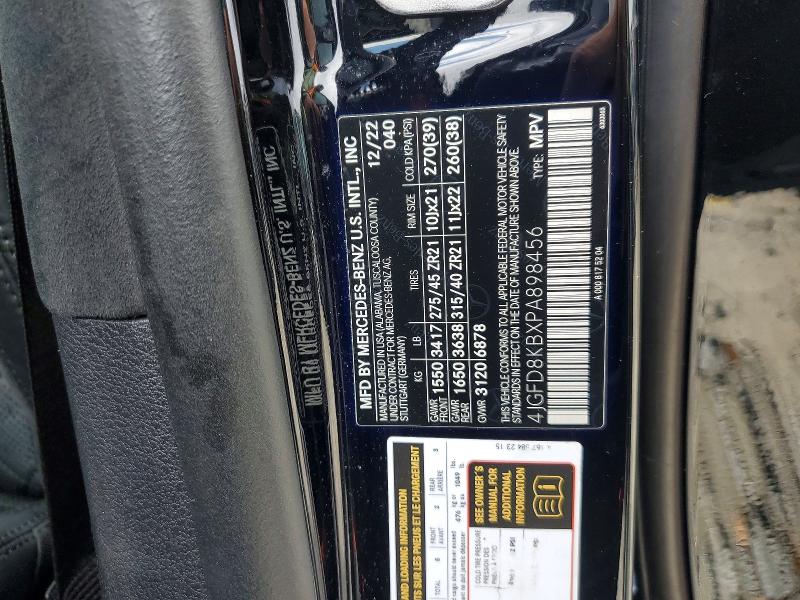 Aukcja sprzedaży 2023 Mercedes-benz Gle Coupe, vin: 4JGFD8KBXPA898456, numer aukcji: 52214056