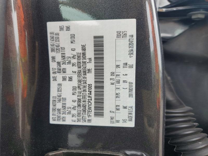Продаж на аукціоні авто 2018 Ford F150, vin: 1FTEW1CP2JFA41005, номер лоту: 55222556