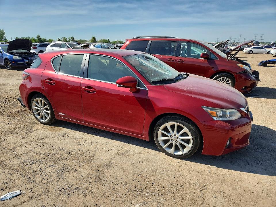 2012 Lexus Ct მანქანა იყიდება აუქციონზე, vin: JTHKD5BH2C2082480, აუქციონის ნომერი: 54866346