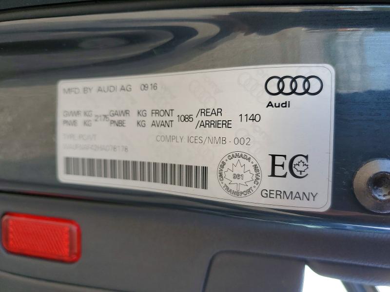 Продажа на аукционе авто 2017 Audi A4, vin: WAUFNAF42HA078178, номер лота: 53755916