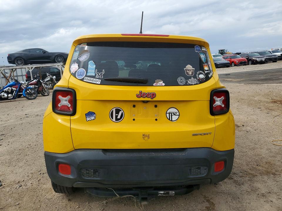 2017 Jeep Renegade მანქანა იყიდება აუქციონზე, vin: ZACCJAAB8HPE52753, აუქციონის ნომერი: 54243506