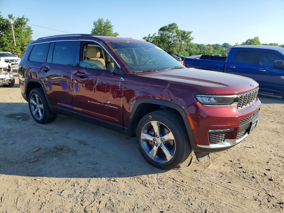 54236406 :رقم المزاد ، 1C4RJKBGXM8133799 vin ، 2021 Jeep Grand Cherokee مزاد بيع