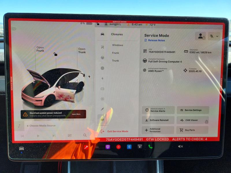 2026 Tesla Model Y მანქანა იყიდება აუქციონზე, vin: 7SAYGDED5TF449491, აუქციონის ნომერი: 54062626