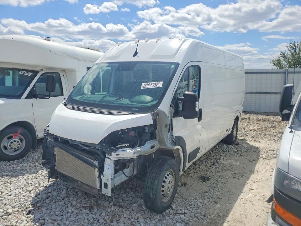 2024 Ram Promaster 2500 მანქანა იყიდება აუქციონზე, vin: 3C6LRVDG6RE119903, აუქციონის ნომერი: 78068975
