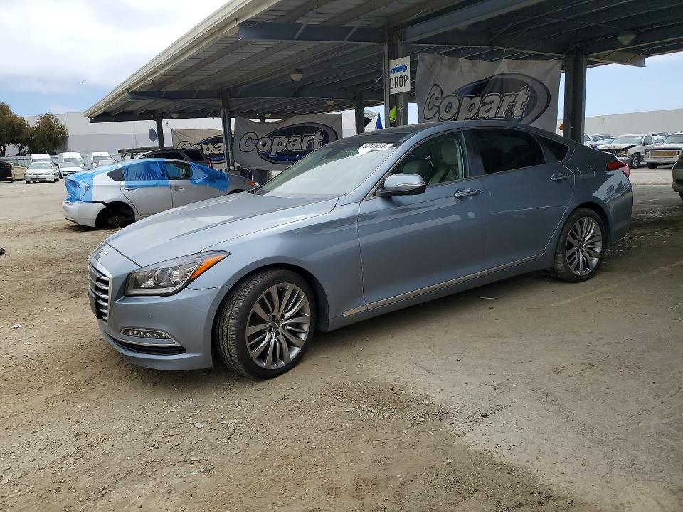 2017 Genesis G80 მანქანა იყიდება აუქციონზე, vin: KMHGN4JF5HU181266, აუქციონის ნომერი: 53185076
