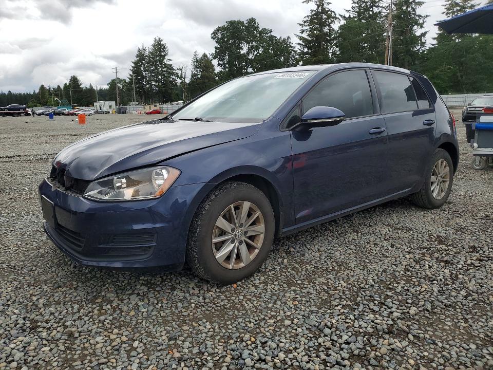 54153346 :رقم المزاد ، 3VW217AUXFM015169 vin ، 2015 Volkswagen Golf مزاد بيع