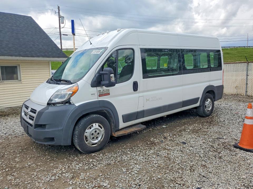 53634906 :رقم المزاد ، 3C6TRVPG5EE124211 vin ، 2014 Ram Promaster 2500 مزاد بيع