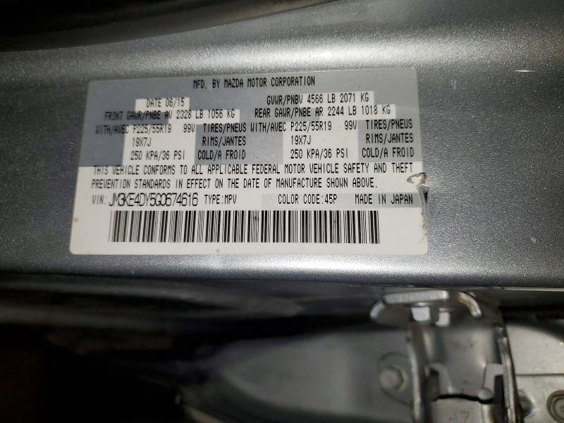 Aukcja sprzedaży 2016 Mazda Cx-5, vin: JM3KE4DY5G0674616, numer aukcji: 54705726