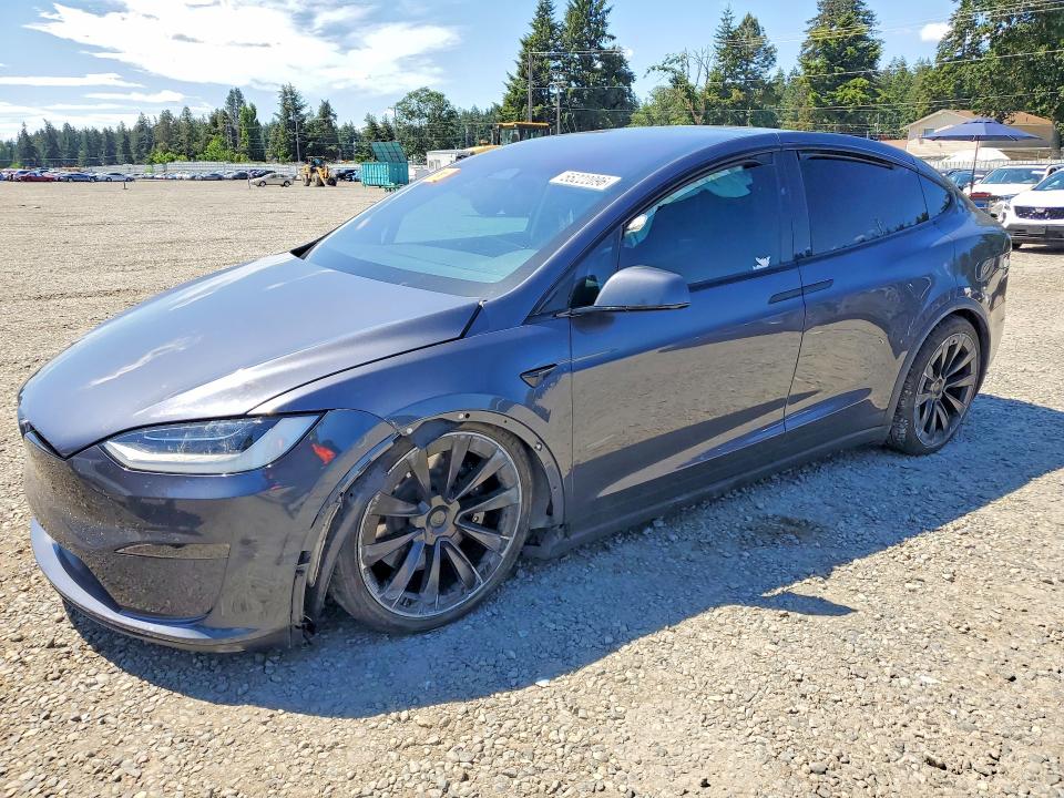 55222096 :رقم المزاد ، 7SAXCBE56PF374617 vin ، 2023 Tesla Model X مزاد بيع