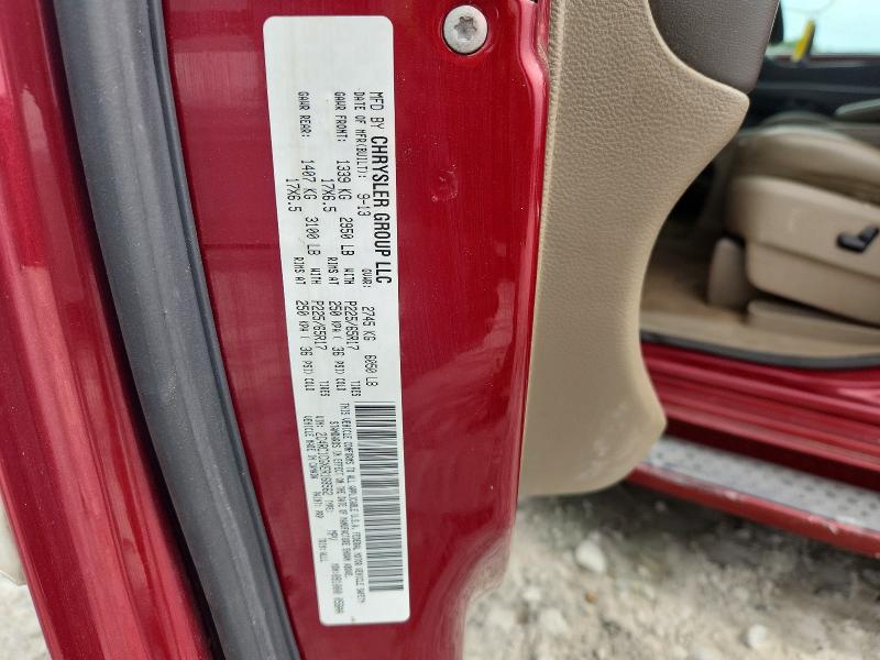 Aukcja sprzedaży 2014 Chrysler Town & Country, vin: 2C4RC1CGXER168562, numer aukcji: 52128116