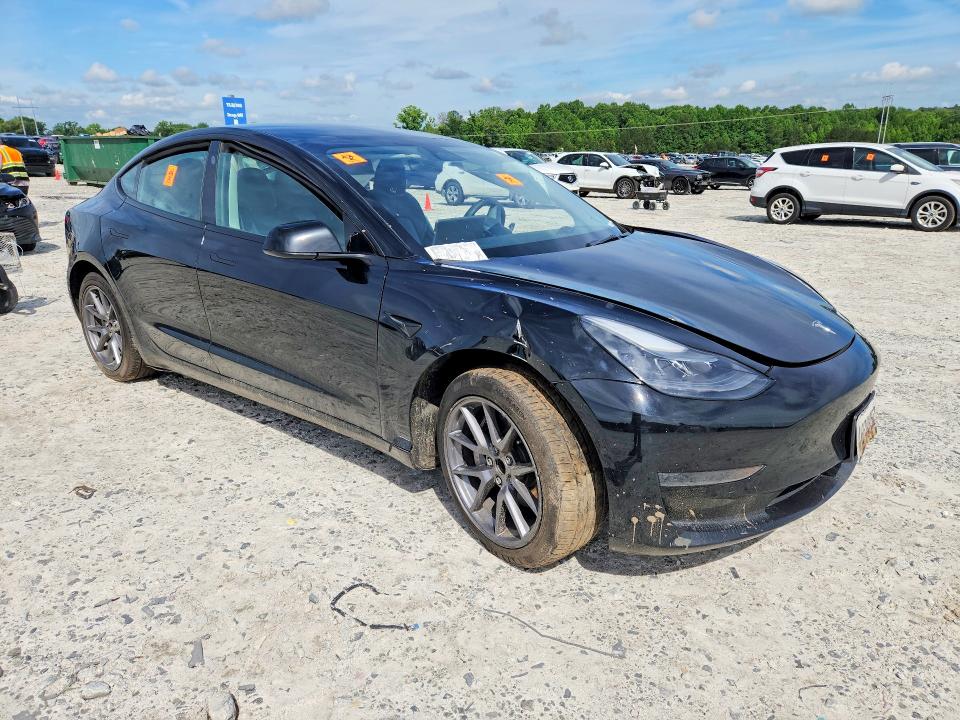 2022 Tesla Model 3 მანქანა იყიდება აუქციონზე, vin: 5YJ3E1EA0NF206918, აუქციონის ნომერი: 54550786