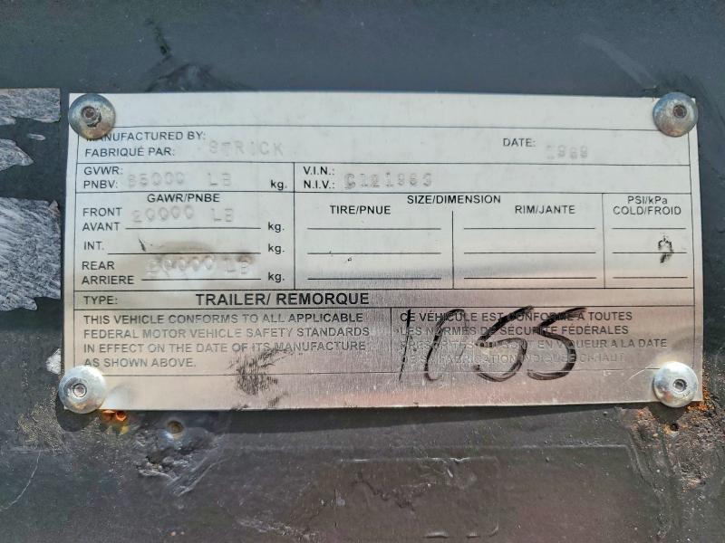 Aukcja sprzedaży 1969 Strick Trailer, vin: C121963, numer aukcji: 53453836