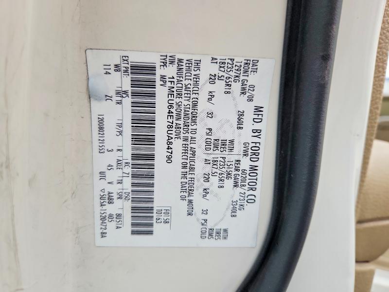 Продажа на аукционе авто 2008 Ford Explorer, vin: 1FMEU64E78UA84790, номер лота: 53825016