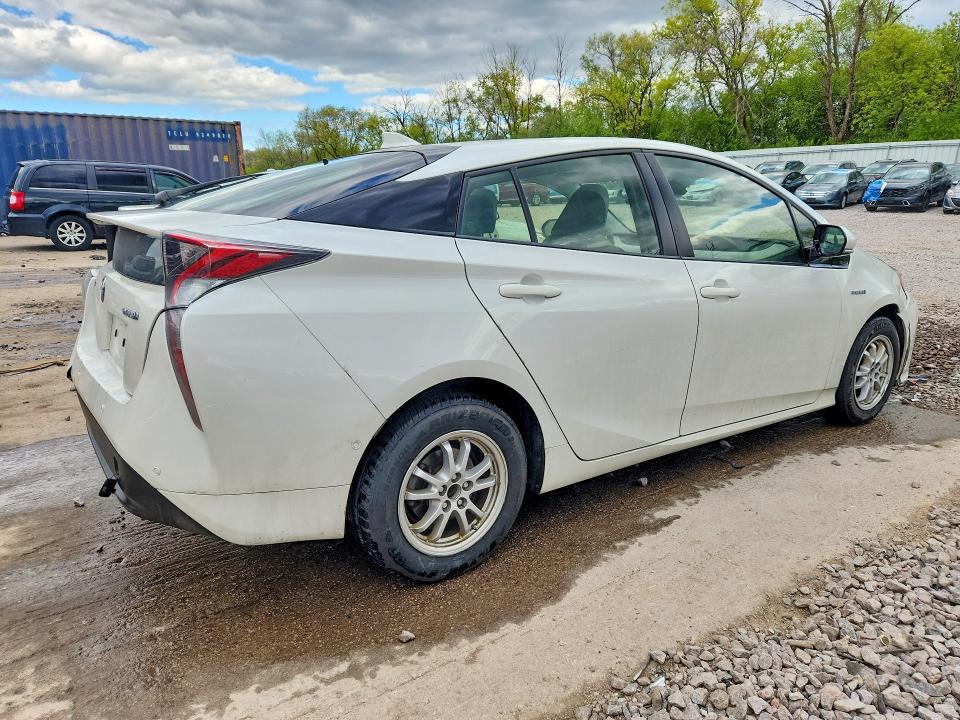 53014036 :رقم المزاد ، JTDKBRFUXH3041795 vin ، 2017 Toyota Prius مزاد بيع
