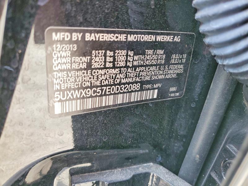 2014 Bmw X3 მანქანა იყიდება აუქციონზე, vin: 5UXWX9C57E0D32088, აუქციონის ნომერი: 55166976