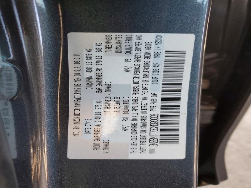 52297156 :رقم المزاد ، 3MZBM1T73GM320008 vin ، 2016 Mazda 3 مزاد بيع