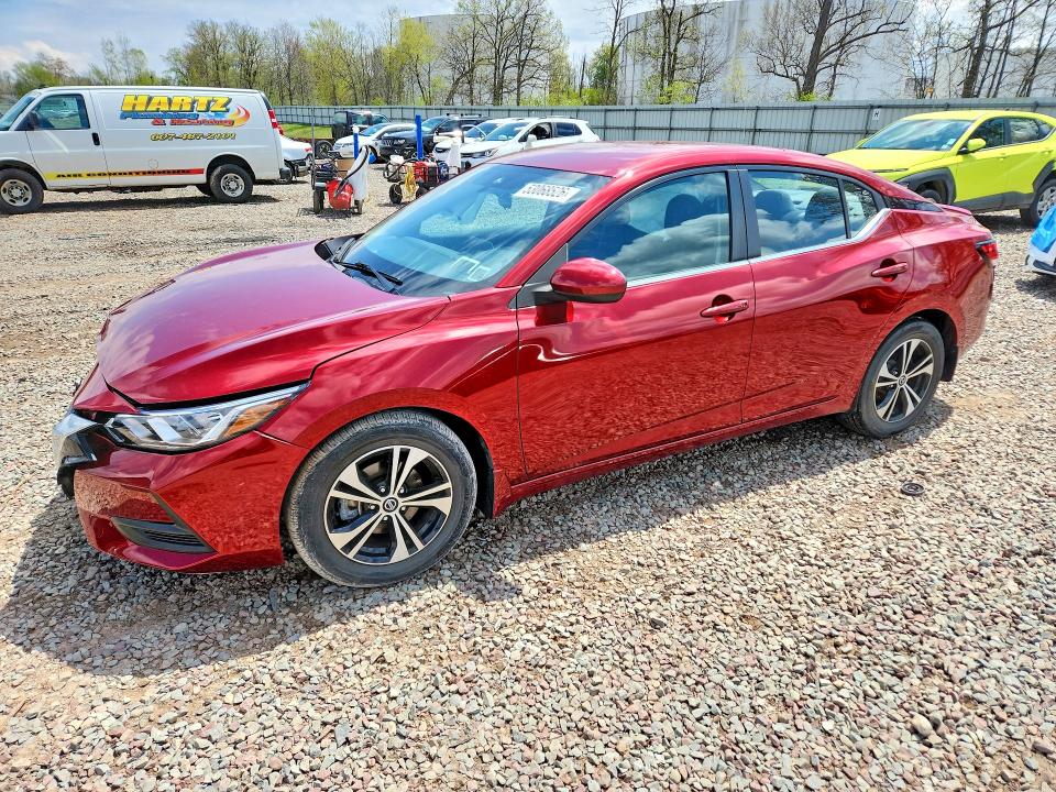 53068526 :رقم المزاد ، 3N1AB8CVXNY263780 vin ، 2022 Nissan Sentra مزاد بيع