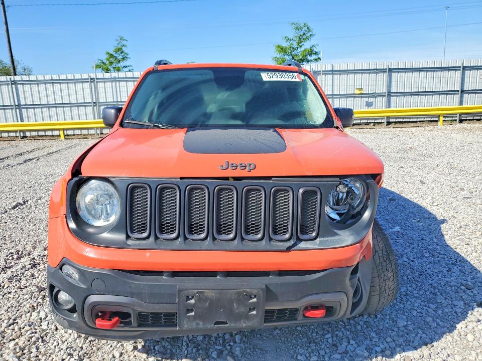 2016 Jeep Renegade მანქანა იყიდება აუქციონზე, vin: ZACCJBCT8GPD15578, აუქციონის ნომერი: 52930356