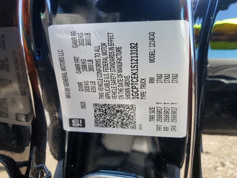 53872426 :رقم المزاد ، 1GCPTCEK1S1213182 vin ، 2025 Chevrolet Colorado مزاد بيع