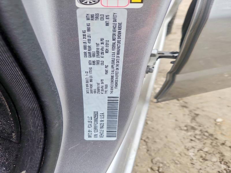 54184746 :رقم المزاد ، 1C6RRFFGXNN255633 vin ، 2022 Ram 1500 مزاد بيع
