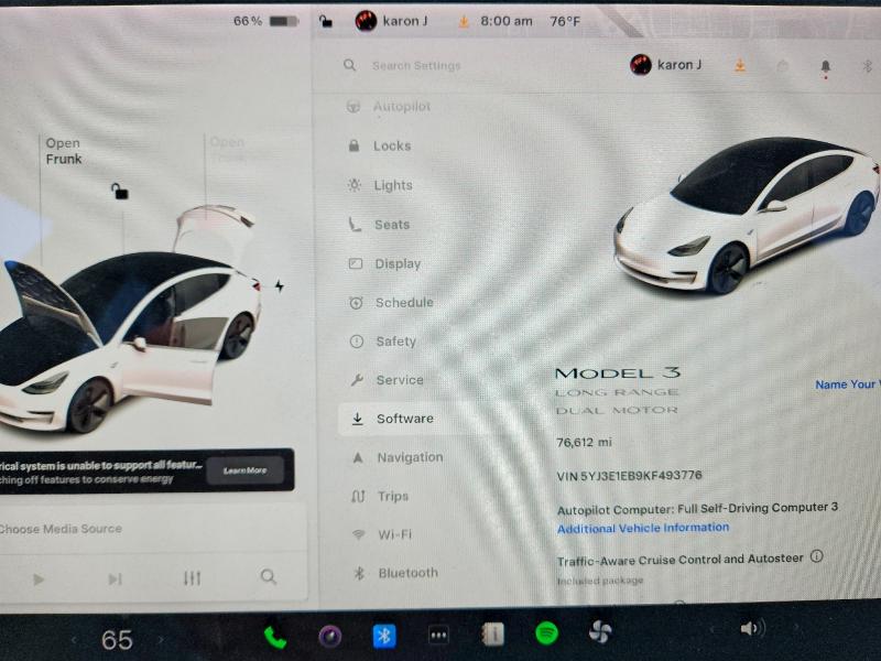 Aukcja sprzedaży 2019 Tesla Model 3, vin: 5YJ3E1EB9KF493776, numer aukcji: 53108516