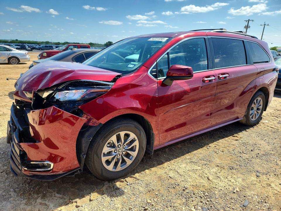 54331996 :رقم المزاد ، 5TDYRKECXPS178478 vin ، 2023 Toyota Sienna مزاد بيع