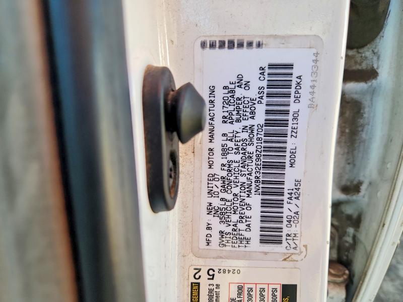 Продажа на аукционе авто 2008 Toyota Corolla, vin: 1NXBR32E98Z018702, номер лота: 53402396