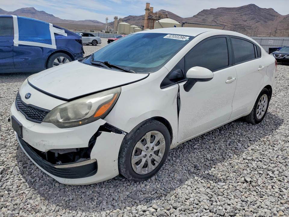 52055396 :رقم المزاد ، KNADM4A33G6575381 vin ، 2016 Kia Rio مزاد بيع