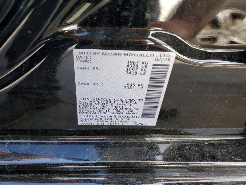 Продаж на аукціоні авто 2026 Nissan Altima, vin: 1N4BL4DVXTN320680, номер лоту: 55041786