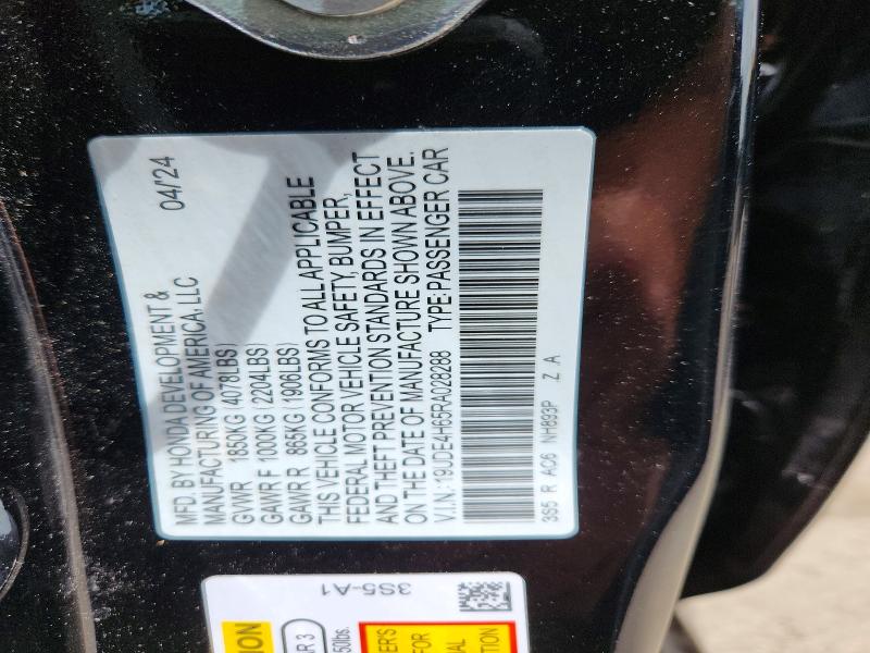 Продажа на аукционе авто 2024 Acura Integra, vin: 19UDE4H65RA028288, номер лота: 54261066