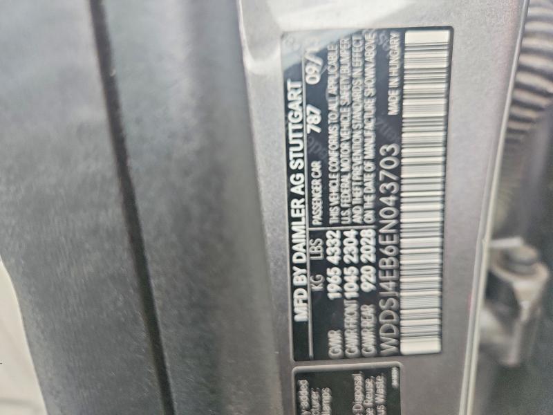 Aukcja sprzedaży 2014 Mercedes-benz Cla, vin: WDDSJ4EB6EN043703, numer aukcji: 55271866