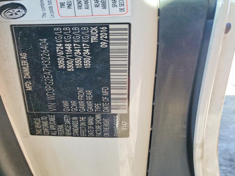 Продажа на аукционе авто 2017 Mercedes-benz Metris, vin: WD3PG2EA7H3226404, номер лота: 53194806