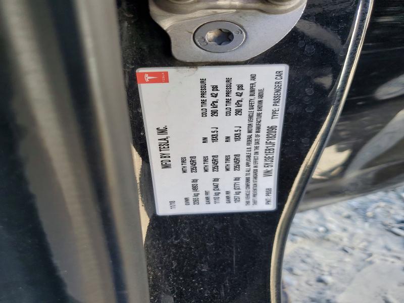 2018 Tesla Model 3 მანქანა იყიდება აუქციონზე, vin: 5YJ3E1EB1JF182096, აუქციონის ნომერი: 54790966