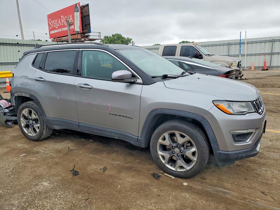 2018 Jeep Compass მანქანა იყიდება აუქციონზე, vin: 3C4NJDCB1JT265943, აუქციონის ნომერი: 54495026