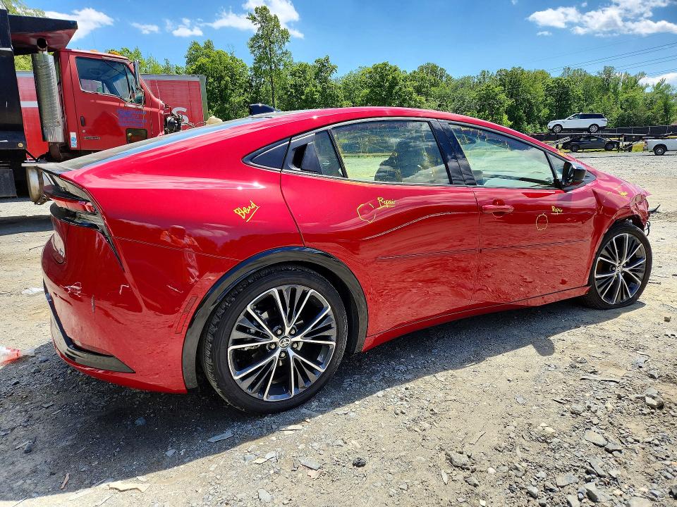 2024 Toyota Prius მანქანა იყიდება აუქციონზე, vin: JTDACAAU8R3027638, აუქციონის ნომერი: 53037386
