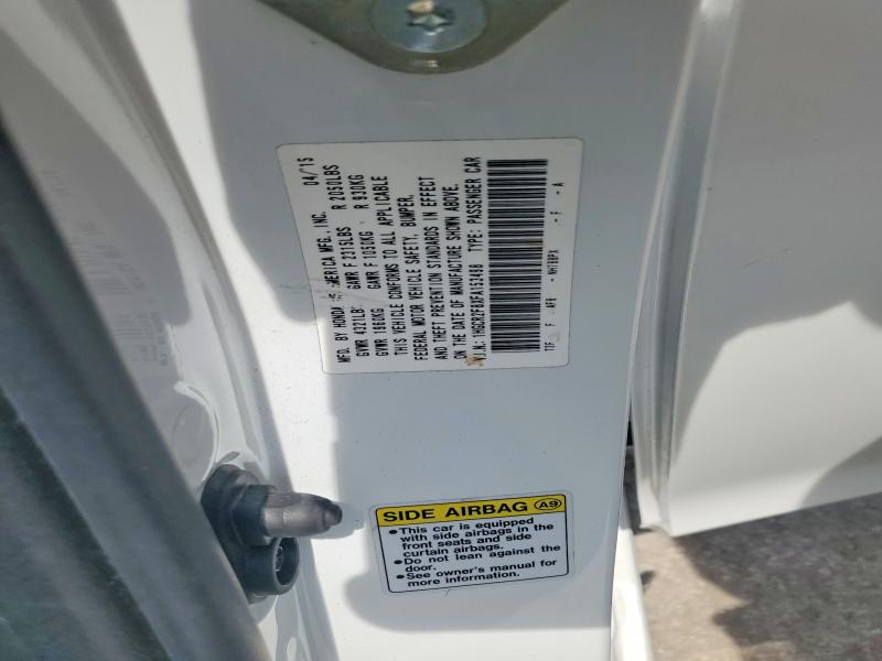 2015 Honda Accord მანქანა იყიდება აუქციონზე, vin: 1HGCR2F8XFA153498, აუქციონის ნომერი: 55219976