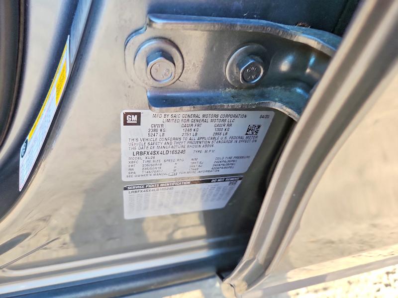 Aukcja sprzedaży 2020 Buick Envision, vin: LRBFX4SX4LD165245, numer aukcji: 53337276