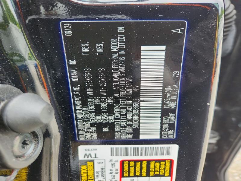 Aukcja sprzedaży 2024 Toyota Highlander, vin: 5TDKDRBH9RS566902, numer aukcji: 54327626