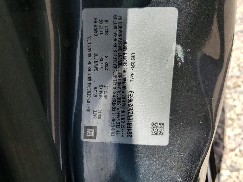 Продажа на аукционе авто 2010 Chevrolet Camaro, vin: 2G1FB1EV2A9206659, номер лота: 52534126